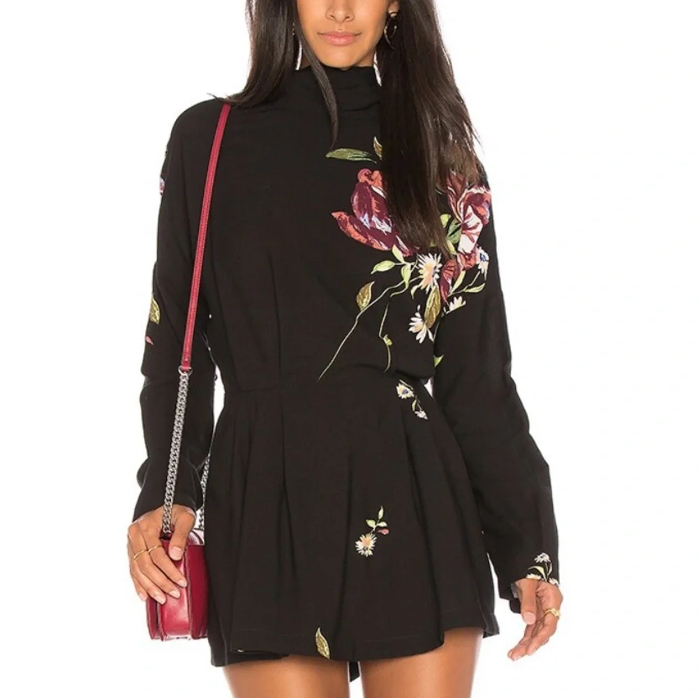 Free people Floral Black Gemma tunic - Picture 3 of 5